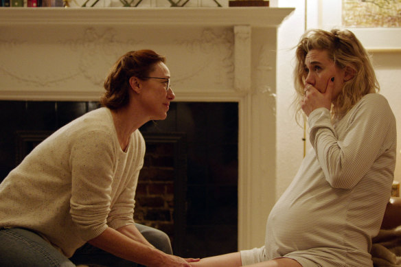Molly Parker, left, and Vanessa Kirby in Pieces of a Woman.