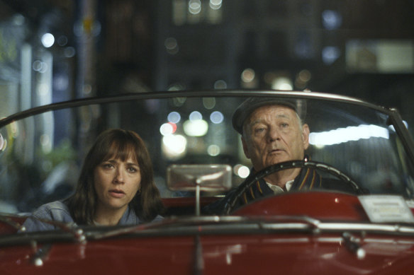 Bill Murray (pictured with Rashida Jones) plays Felix, one of the most charming and feckless men on the planet.