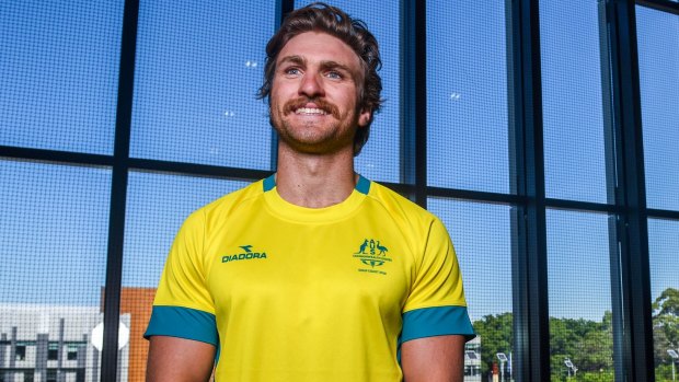 Setback: Australian men's sevens captain Lewis Holland will take no part in the Commonwealth Games next month. 