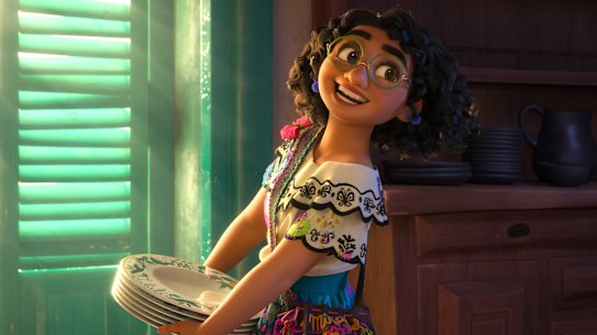 Stephanie Beatriz voices Mirabel Madrigal in Disney’s new blockbuster, Encanto.