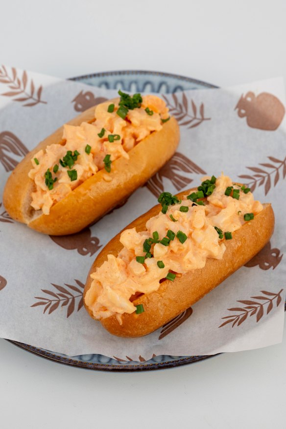 Lobster brioche rolls.