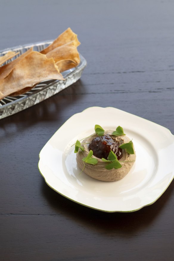 Chicken liver parfait.