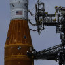 NASA moon rocket launch bid ruined by leak; next try weeks away