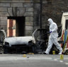 Two arrested after car bomb attack in Londonderry, Northern Ireland