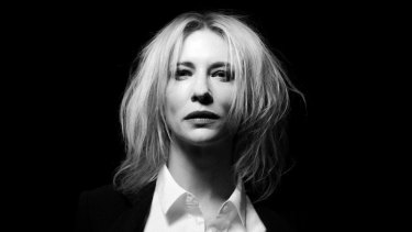 Cate Blanchett a promotional shoot for Kathryn Del Barton’s film Red.