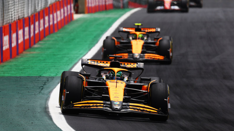 Sao Paulo Formula 1 Grand Prix: Oscar Piastri lets McLaren teammate Lando  Norris win sprint race