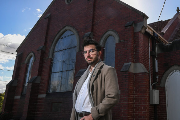 Jonathan O’Brien, from YIMBY Melbourne, says the unwanted church should make way for housing. 