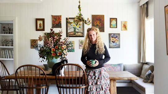 Pradel created Large Urn of Old World Blooms for the NGV’s Art of Bloom exhibition. “My life is devoted to witnessing the beauty of nature that surrounds me,” she says.