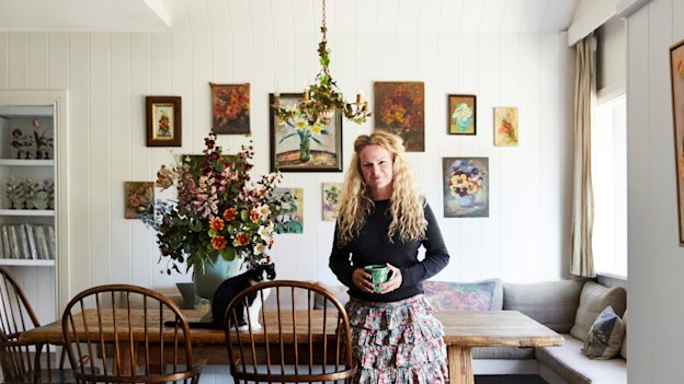 Pradel created Large Urn of Old World Blooms for the NGV’s Art of Bloom exhibition. “My life is devoted to witnessing the beauty of nature that surrounds me,” she says.