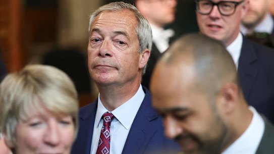 Reform Leader Nigel Farage.