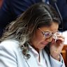 Price delivers a tearful speech for Kumanjayi Little Baby in the Senate.