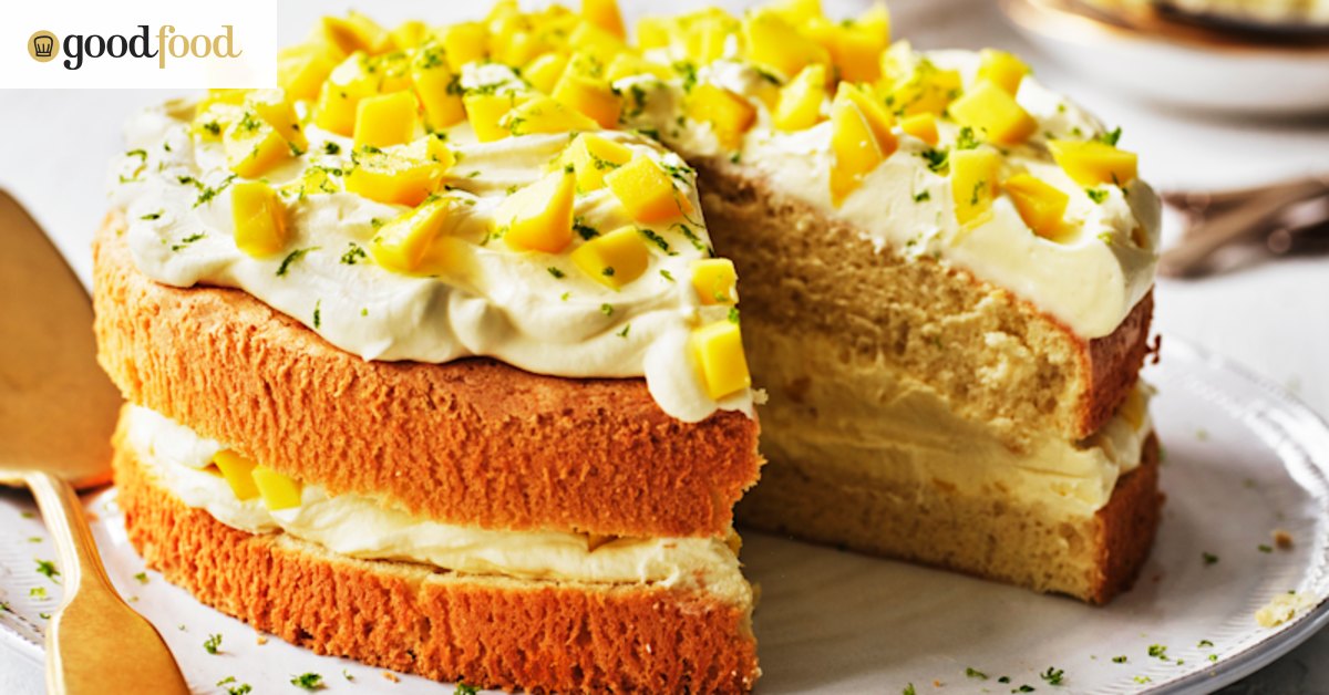 Helen Goh’s mango mascarpone sponge cake