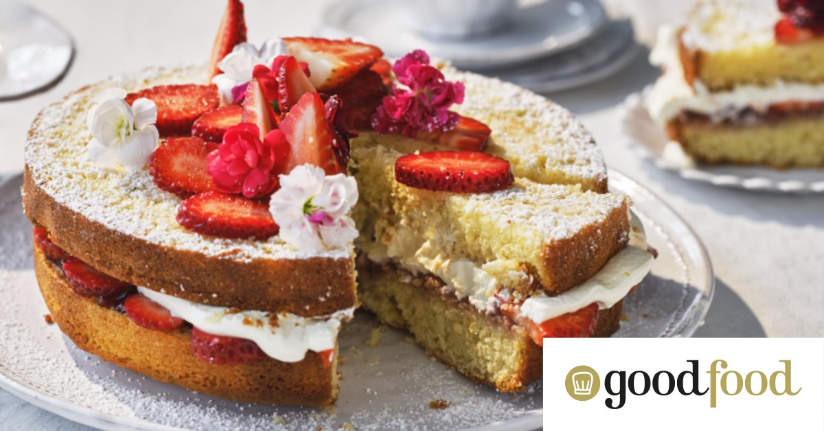 Strawberry, coconut and lime cake recipe from Helen Goh