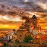 Templar fortress in Jerez de los Caballeros. Badajoz. Spain