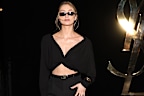 Billionaire heiress Mathilde Pinault attends the Saint Laurent Womenswear Spring/Summer 2027 show as part of Paris Fashion Week 