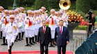 Xi Jinping expanding global trade relations.