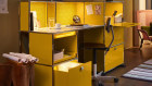 While initially designed for commercial use, the modular furniture of Swiss company USM is ideal for the home office.