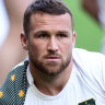 <p>Australia&#8217;s Matt Giteau during a captains run at Twickenham Stadium, London.. Picture date: Friday October 2, 2015. See PA story RUGBYU Australia. Photo credit should read: Adam Davy/PA Wire. RESTRICTIONS: Use subject to restrictions. Editorial use only. No commercial use. No use in books or print sales without prior permission. Call +44 (0)1158 447447 for further information.</p>
