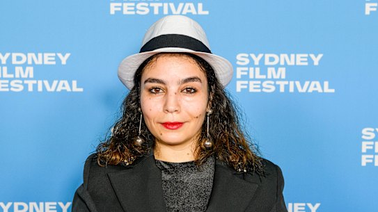 Winner of the $60,000 Sydney Film Prize for The Mother Of All Lies: Asmae El Moudir at the Sydney Film Festival.