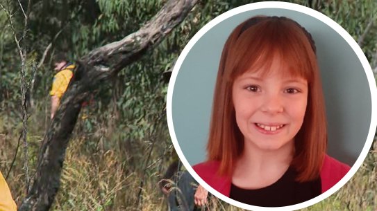 Charlise Mutten, 9, has been found dead in the Blue Mountains. 