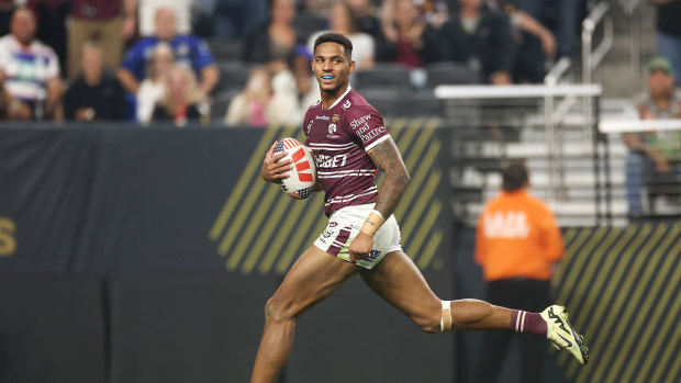 Saab soars as Manly become first team to leave Las Vegas with two competition points