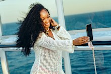 Adrie Smith is a full-time cruise content creator and travel agent with more than 600,000 followers across Instagram and TikTok.