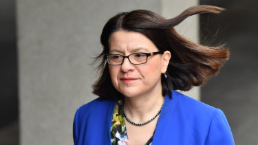 Health Minister Jenny Mikakos says she did not believe it was her health department’s role to ensure private security guards in Victoria’s quarantine hotels were adhering to infection control measures.