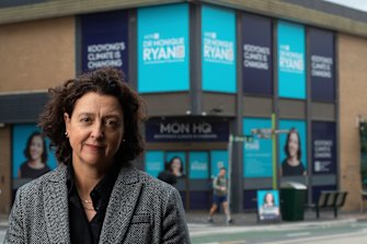 Dr Monique Ryan at her Hawthorn HQ.