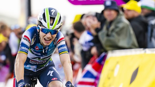 Australian Sarah Gigante completed the last stage of the Tour 