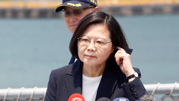 Targeted: Taiwanese President Tsai Ing-wen.