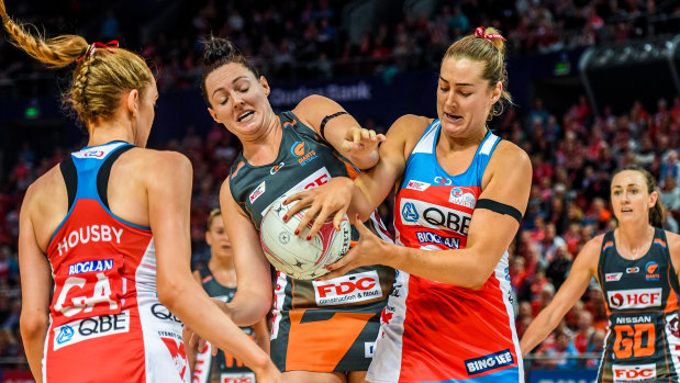 Super rivalry: The Swifts and the Giants will go head-to-head in Sydney on Sunday.