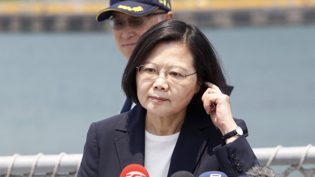 Targeted: Taiwanese President Tsai Ing-wen.