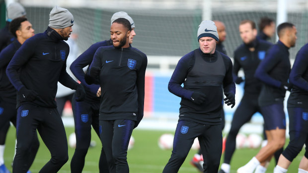 Southgate says Rooney has been looking sharp in training.
