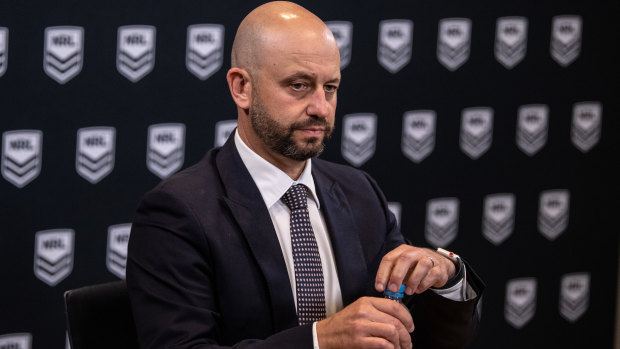 Todd Greenberg came under fire for taking less of a pay cut than NRL players.