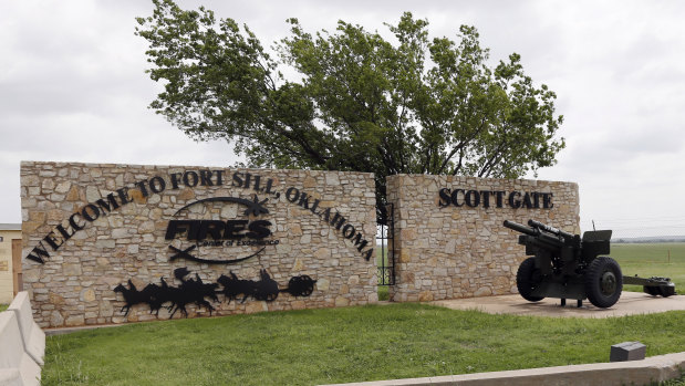 Fort Sill near Lawton, Oklahoma. 