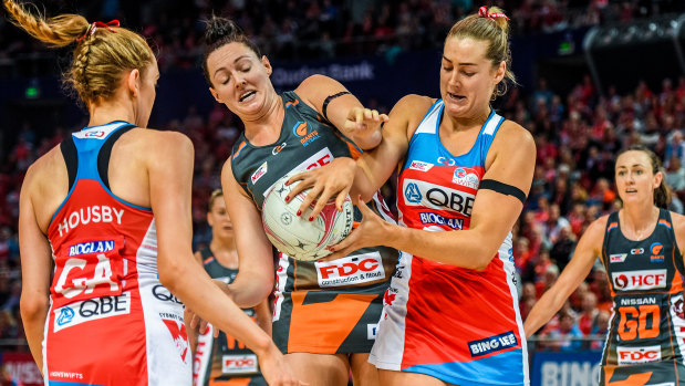Star in the making: Sophie Garbin has been brilliant in her Super Netball rookie season.