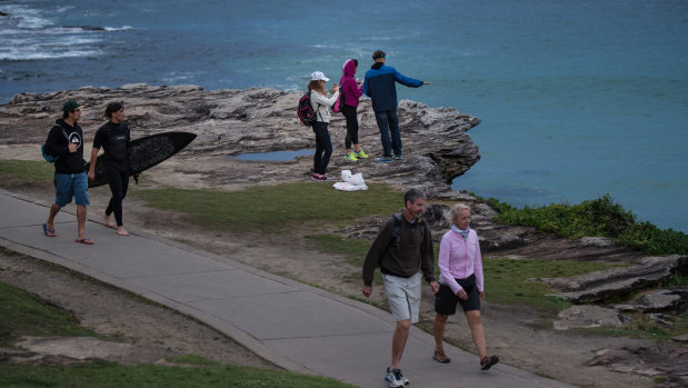 "Walking, jogging and hiking" was the outdoor activity of choice for 85 per cent of Sydneysiders.
