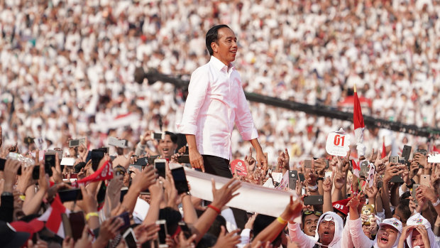 Joko Widodo rode a wave of hope to a second presidential term.