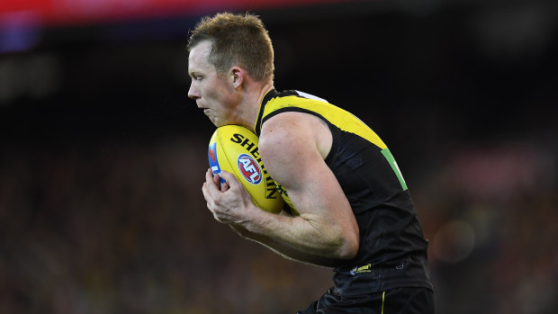 Richmond's Jack Riewoldt has not been getting much love from the umpires.