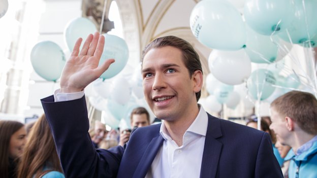 Austrian Chancellor Sebastian Kurz, who also holds the title of world's youngest leader - is on the rise in Europe. 