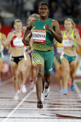 Semenya claims gold at the Commonwealth Games.
