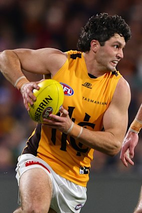 Hawthorn’s Tom Barrass.