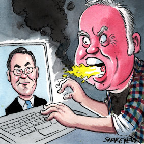 Adam Lang and Michael Smith. Illustration: John Shakespeare