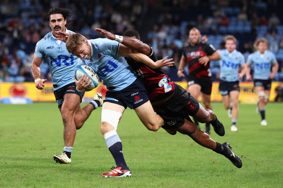 Will Harrison in action for the Tahs. 