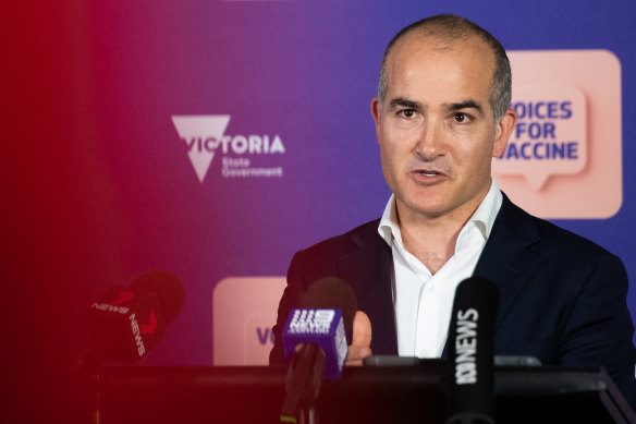 Education Minister James Merlino said tutoring had been the biggest help to students who had fallen behind.