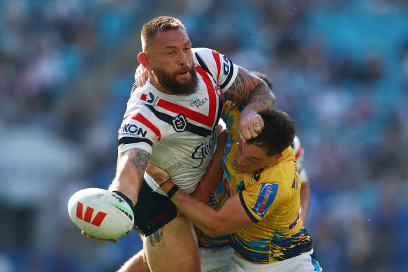 Jared Waerea-Hargreaves was sin-binned 11 minutes into his return game.