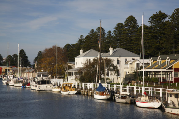 Port Fairy is the setting for a planning battle over sea level rise