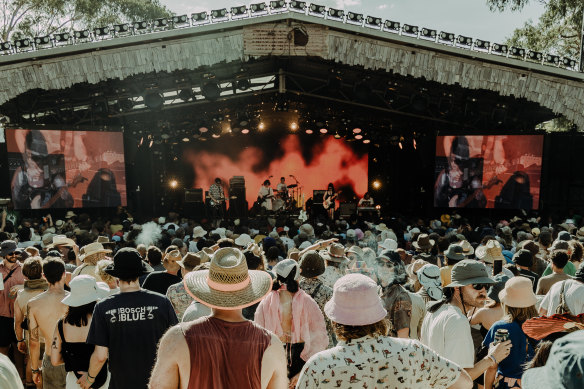 The Golden Plains festival: even police said the Meredith Supernatural Amphitheatre was the best place to be.