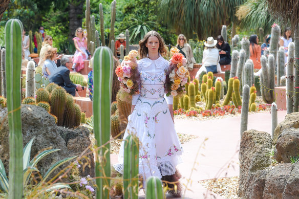 Thorny issues ... Melbourne Fashion Week played host to Australia's first catwalk in eight months.