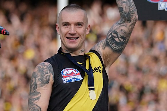 Dustin Martin won his second Norm Smith Medal in 2019. 